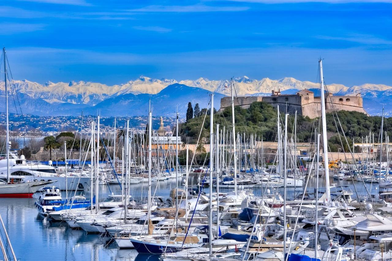 Penthouse vue mer et jacuzzi privé Antibes Exterior foto